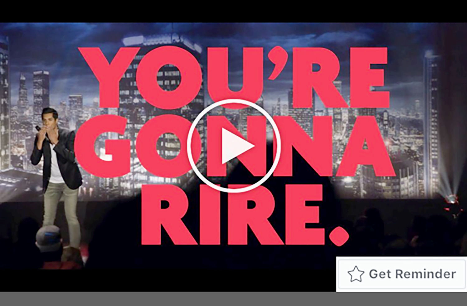 Sugar Sammy's You're Gonna Rire show on Facebook Live Wed. March 18 at 9 p.m.